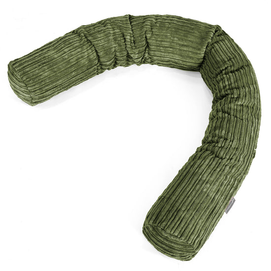 Almohada Gigante para Sofás XL - Pana Clásica Bosque Verde 01