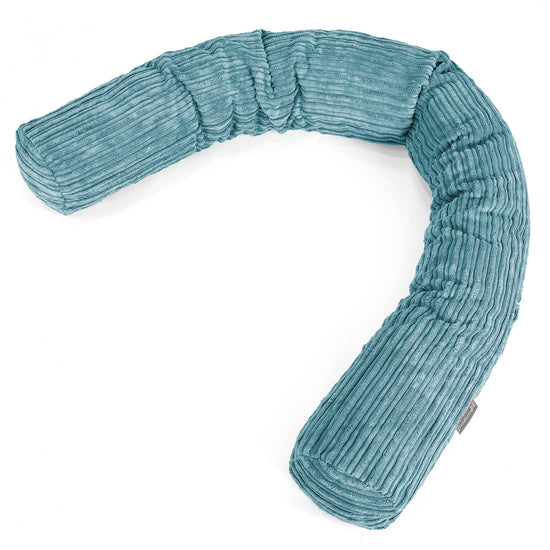 Almohada Gigante para Sofás XL - Pana Clásica Egeo Azul 01