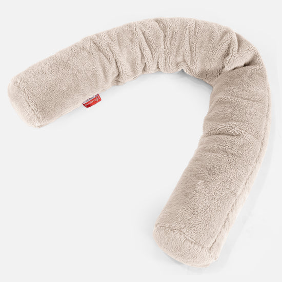 Almohada Gigante para Sofás XL - Piel de Osito Sintética Visón 01