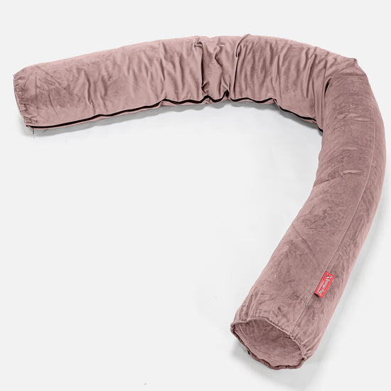 Almohada Gigante para Sofás XL - Terciopelo Rosa 01
