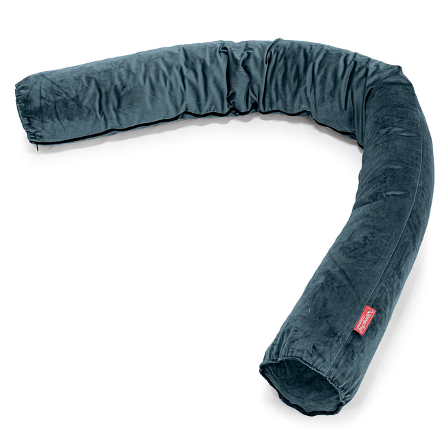 Almohada Gigante para Sofás XL - Terciopelo Turquesa 01