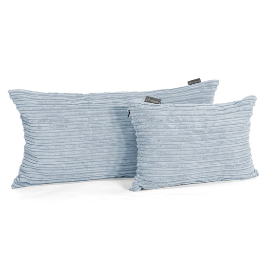 CloudSac 50 Almohada Gigante Viscoelástica 40 x 80cm - Pana Clásica Bebé Azul