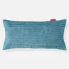 CloudSac 50 Almohada Gigante Viscoelástica 40 x 80cm - Pana Clásica Egeo Azul