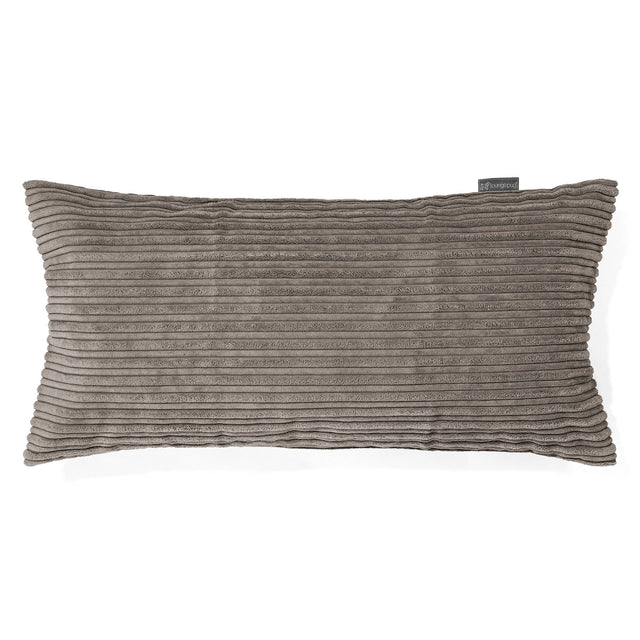 CloudSac 50 Almohada Gigante Viscoelástica 40 x 80cm - Pana Clásica Grafito