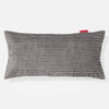 CloudSac 50 Almohada Gigante Viscoelástica 40 x 80cm - Pana Clásica Grafito