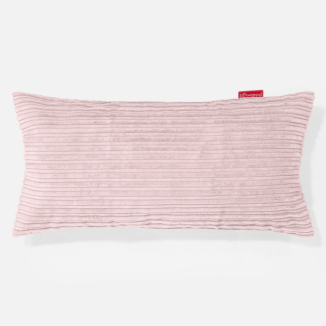 CloudSac 50 Almohada Gigante Viscoelástica 40 x 80cm - Pana Clásica Rosa Claro