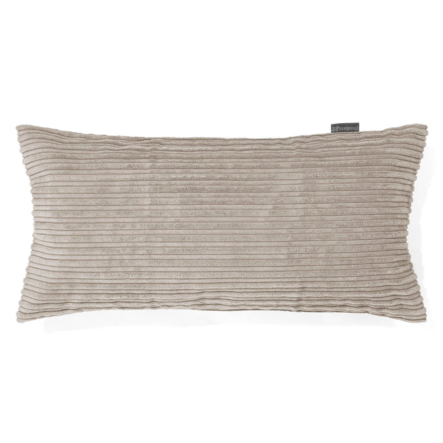CloudSac 50 Almohada Gigante Viscoelástica 40 x 80cm - Pana Clásica Visón