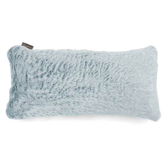 CloudSac 50 Almohada Gigante Viscoelástica 40 x 80cm - Piel de Conejo Sintética Azul Empolvado