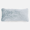 CloudSac 50 Almohada Gigante Viscoelástica 40 x 80cm - Piel de Conejo Sintética Azul Empolvado