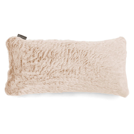 CloudSac 50 Almohada Gigante Viscoelástica 40 x 80cm - Piel de Conejo Sintética Blanco