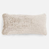 CloudSac 50 Almohada Gigante Viscoelástica 40 x 80cm - Piel de Conejo Sintética Blanco