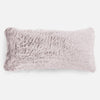 CloudSac 50 Almohada Gigante Viscoelástica 40 x 80cm - Piel de Conejo Sintética Rosa Empolvado