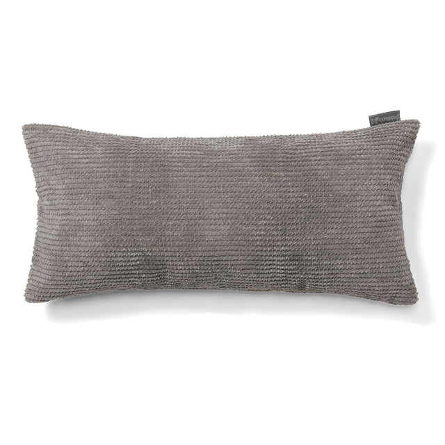 CloudSac 50 Almohada Gigante Viscoelástica 40 x 80cm - Pompón Carbón Gris