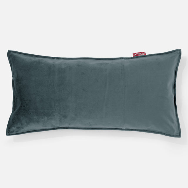 CloudSac 50 Almohada Gigante Viscoelástica 40 x 80cm - Terciopelo Turquesa 0