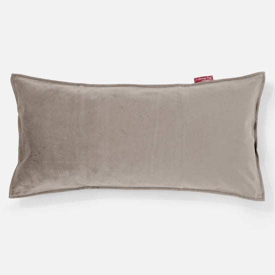 CloudSac 50 Almohada Gigante Viscoelástica 40 x 80cm - Terciopelo Visón