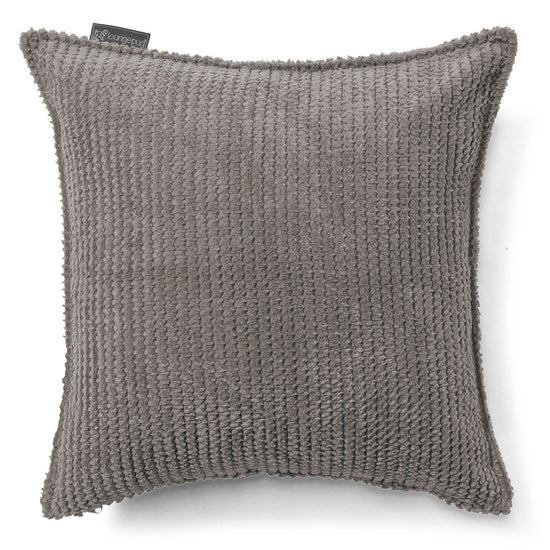 Cojín 47 x 47cm - Pompón Carbón Gris 01