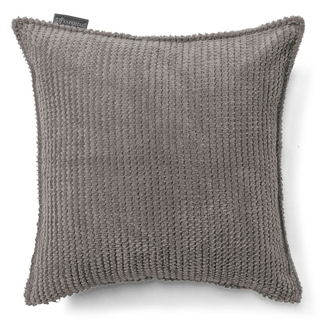 Cojín 47 x 47cm - Pompón Carbón Gris 01