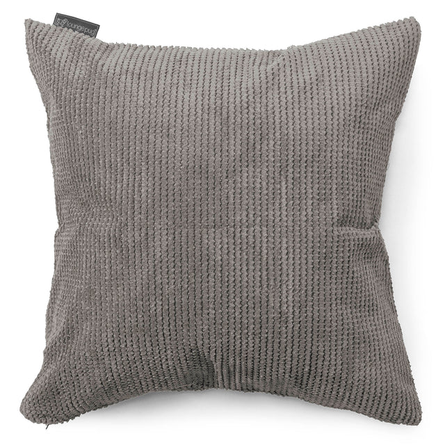 Cojín Gigante 70 x 70cm - Pompón Carbón Gris 01