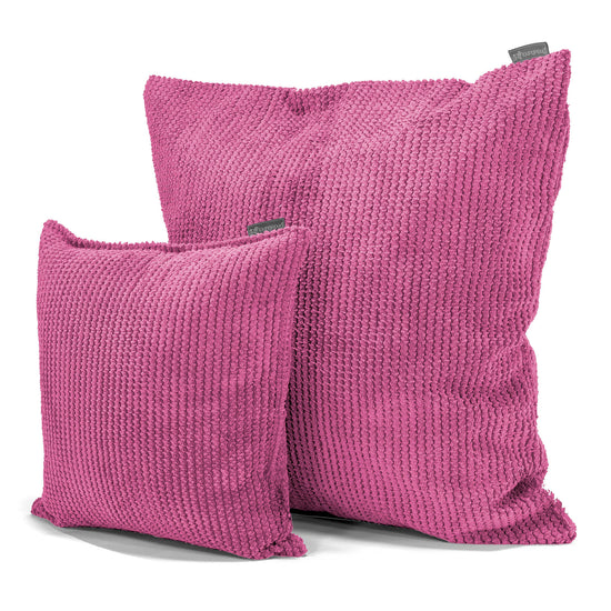 Cojín Gigante 70 x 70cm - Pompón Rosa 02
