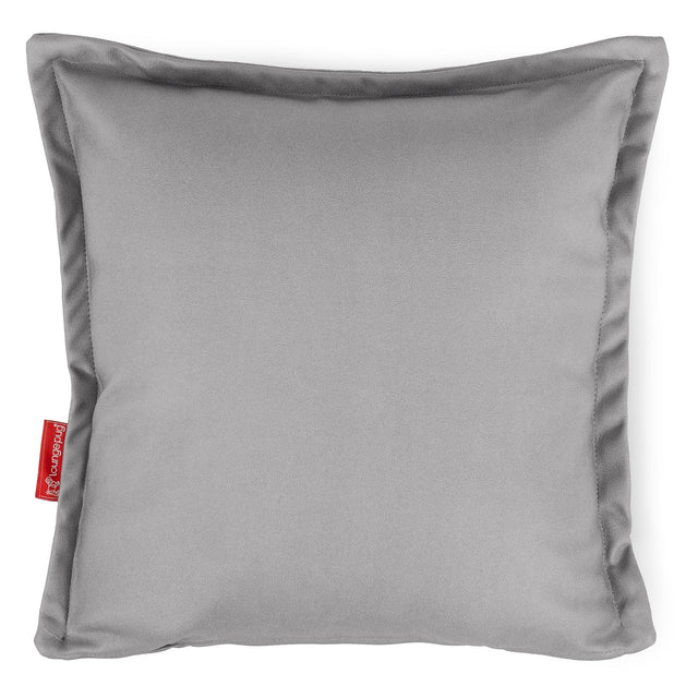 Fundas de Cojín 47 x 47cm - Cuero Vegano Gris 01