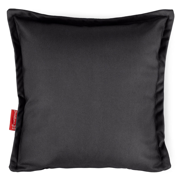 Fundas de Cojín 47 x 47cm - Cuero Vegano Negro 01