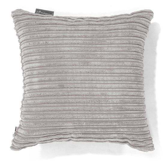 Fundas de Cojín 47 x 47cm - Pana Clásica Aluminio Plata 01
