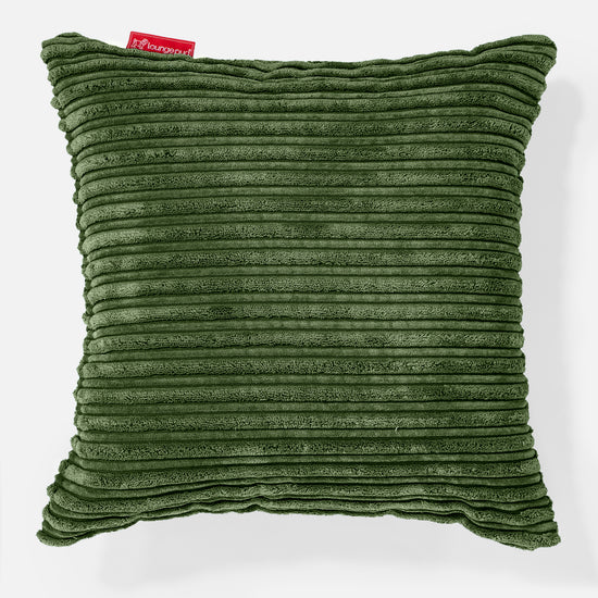Fundas de Cojín 47 x 47cm - Pana Clásica Bosque Verde 01