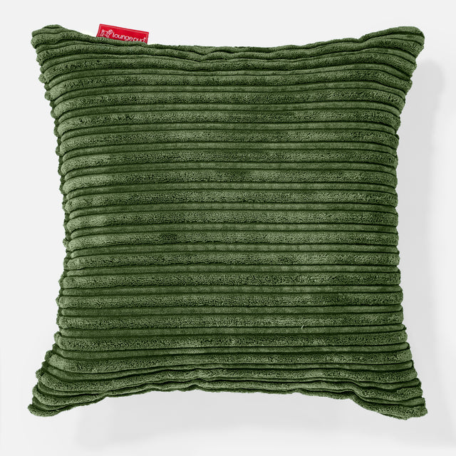 Fundas de Cojín 47 x 47cm - Pana Clásica Bosque Verde 01