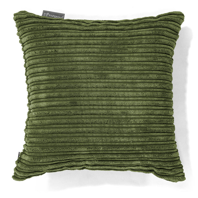 Fundas de Cojín 47 x 47cm - Pana Clásica Bosque Verde 01