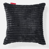 Cojín 47 x 47cm - Pana Clásica Negro 01