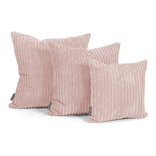 Cojín 47 x 47cm - Pana Clásica Rosa Claro 02