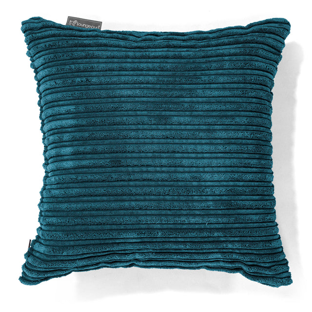 Cojín 47 x 47cm - Pana Clásica Turquesa 01