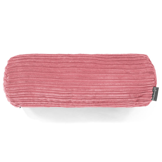 Cojín Cilíndrico 20 x 55cm - Pana Clásica Coral 02