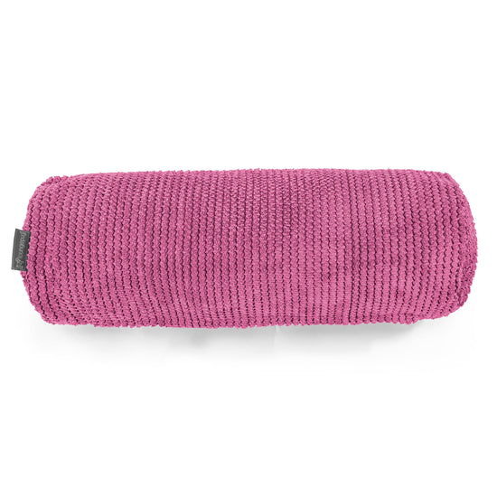Cojín Cilíndrico 20 x 55cm - Pompón Rosa 02