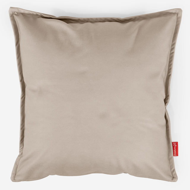 Fundas de Cojín Extra Grande 70 x 70cm - Cuero Vegano Marfil 01