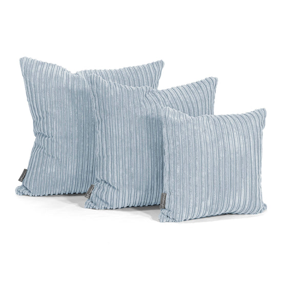 Cojín Extra Grande 70 x 70cm - Pana Clásica Bebé Azul 02