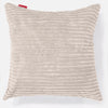 Cojín Extra Grande 70 x 70cm - Pana Clásica Marfil 01