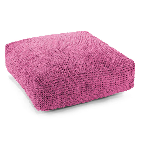 Cojín de Piso Grande - Pompón Rosa 01