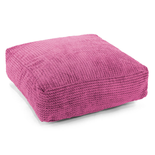 Cojín de Piso Grande - Pompón Rosa 01