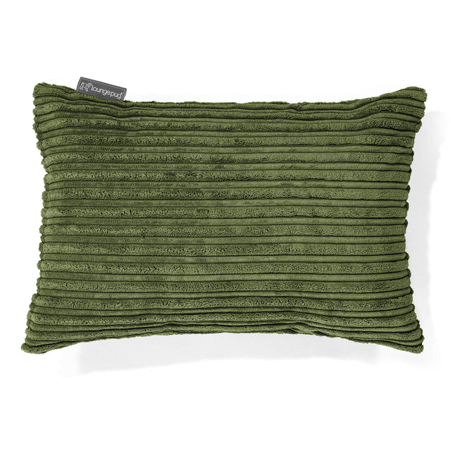 Fundas de Cojín Rectangular 35 x 50cm - Pana Clásica Bosque Verde 01
