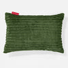 Fundas de Cojín Rectangular 35 x 50cm - Pana Clásica Bosque Verde 01