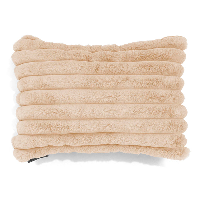 Fundas de Cojín Rectangular 35 x 50cm - Pana de Felpa Ultra Durazno 01