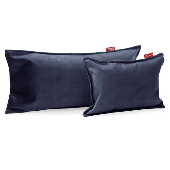 Cojín Rectangular 35 x 50cm - Terciopelo Azul Marino 03