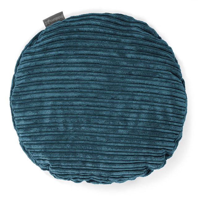 Cojín Redondo 50cm - Pana Clásica Azul marino 01