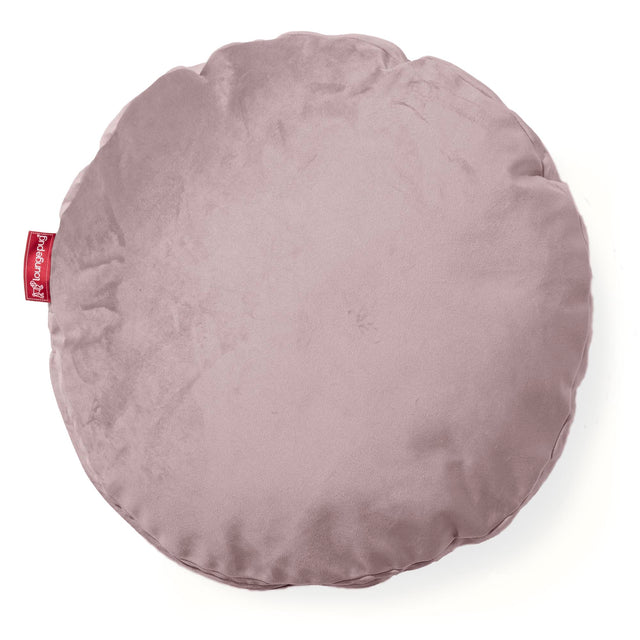 Cojín Redondo 50cm - Terciopelo Rosa 01
