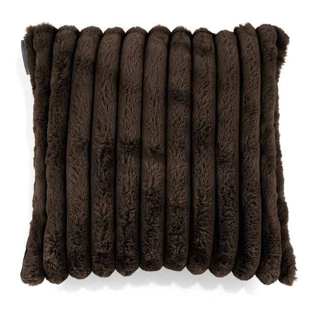 Fundas de Cojín 47 x 47cm - Pana de Felpa Ultra Café 01