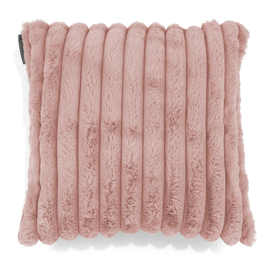 Fundas de Cojín 47 x 47cm - Pana de Felpa Ultra Rosa Empolvado 01