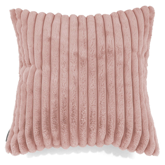 Fundas de Cojín Extra Grande 70 x 70cm - Pana de Felpa Ultra Rosa Empolvado 01