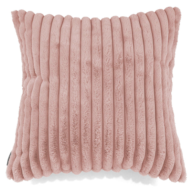 Fundas de Cojín Extra Grande 70 x 70cm - Pana de Felpa Ultra Rosa Empolvado 01