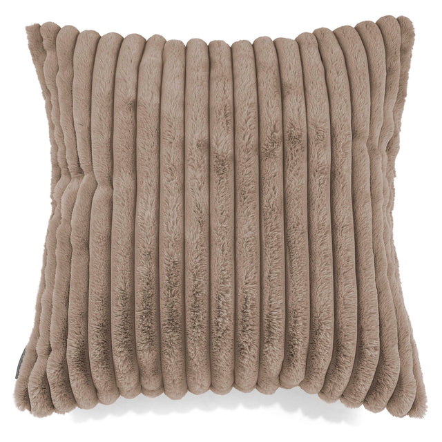 Fundas de Cojín Extra Grande 70 x 70cm - Pana de Felpa Ultra Visón 01